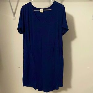 soma navy blue sleeping dress very soft good material